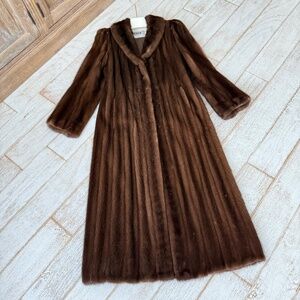 Diane Furs Full-Length Let-Out Mink Coat